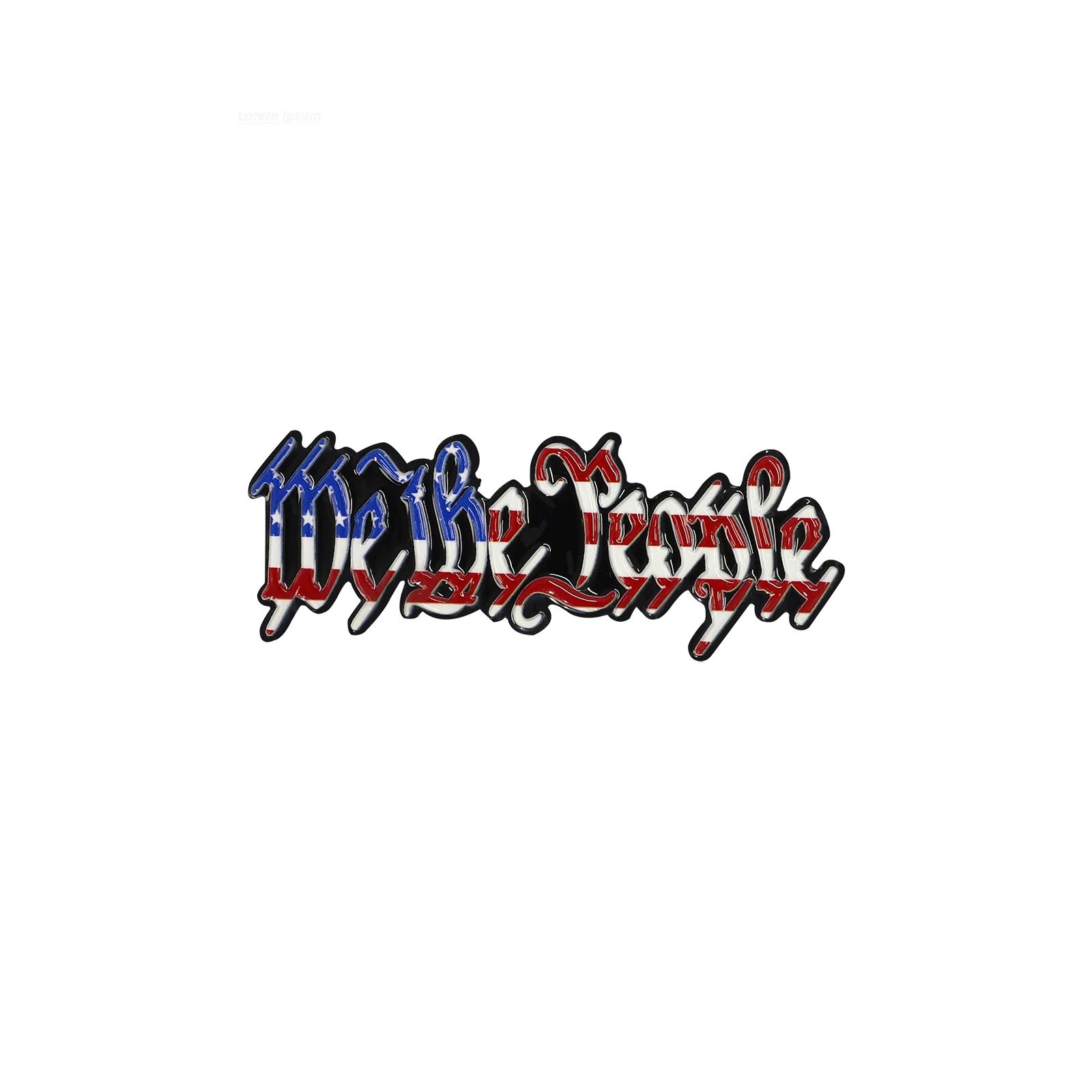 

1pcs 3D We the People car emblem,decorative items.Suitable for decorating the rear side of cars,trucks,and SUVs,waterproof