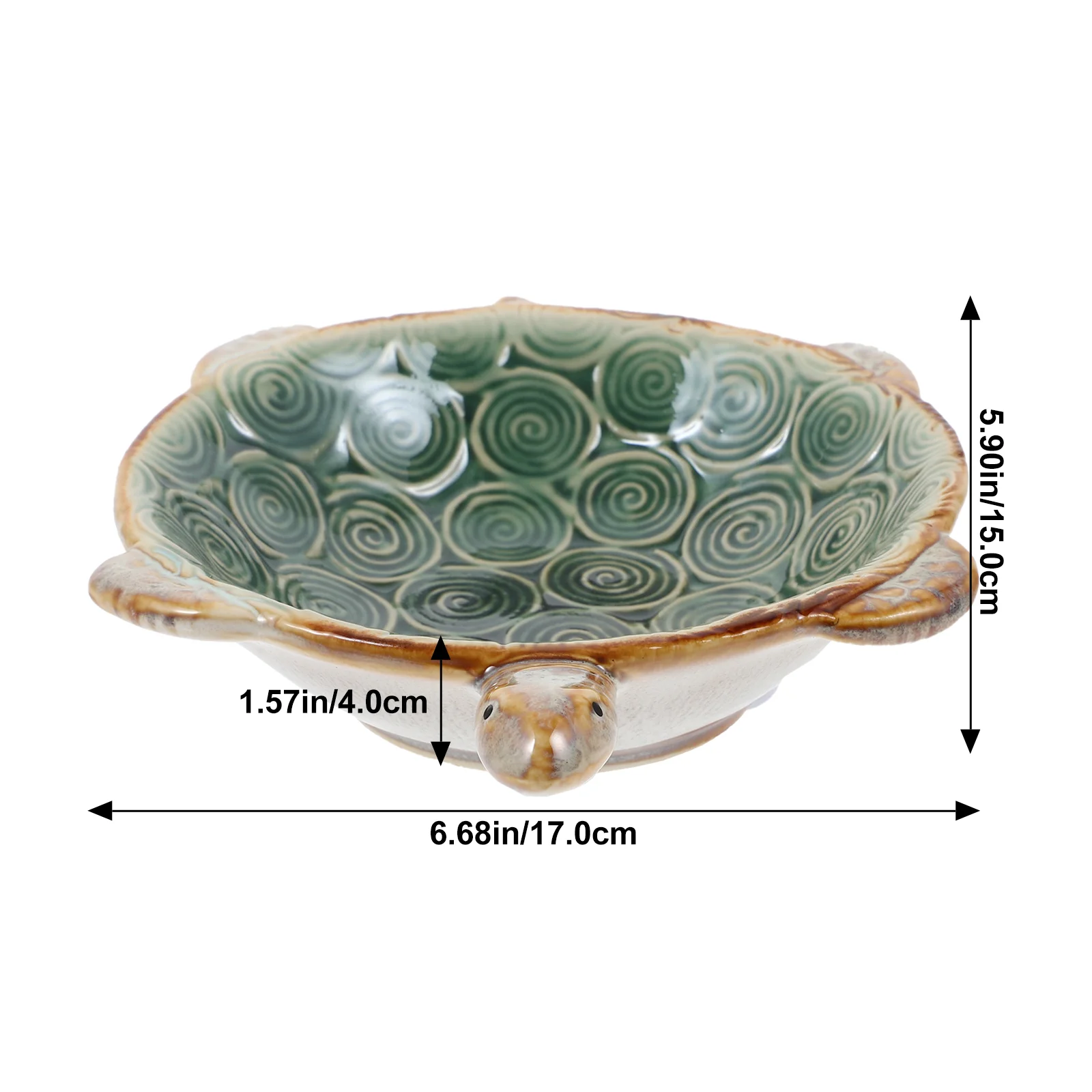 Ceramic Crafts Turtle Jewelry Tray Animal Ornaments Soap Box Storage Organizer Ceramics