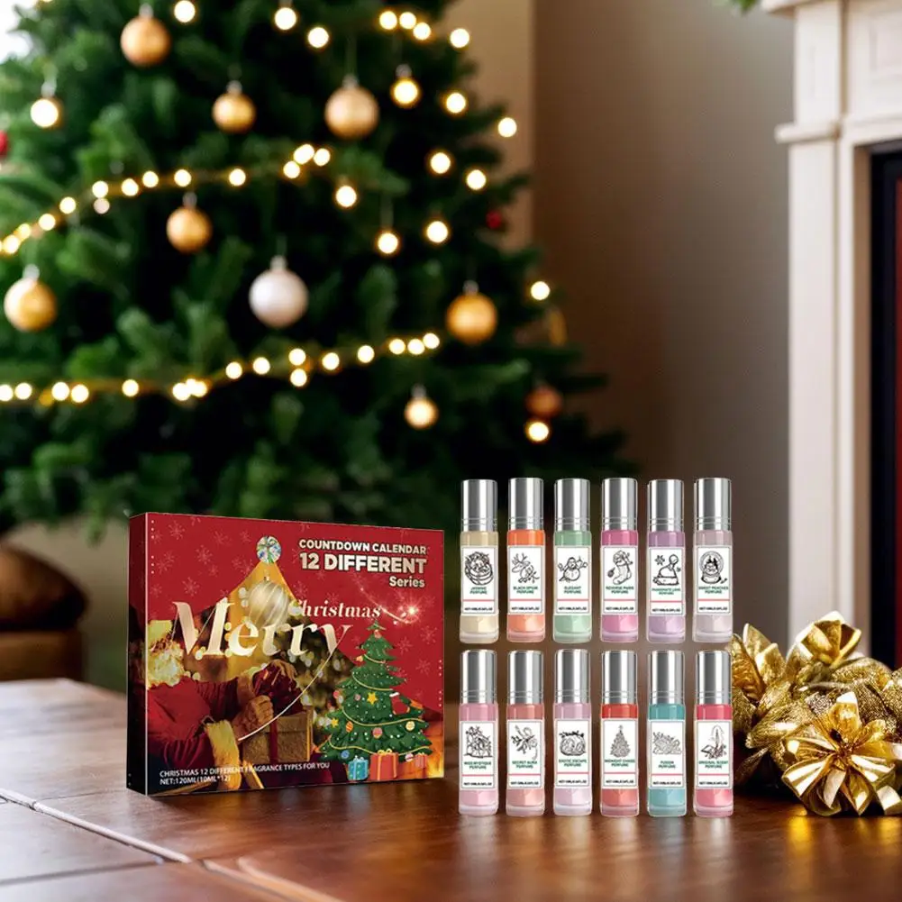 Christmas Festive Countdown Series Sample Spray Ladies Lasting Light Fragrance Elegant Charm Floral Romantic Gift Set Box 100ml