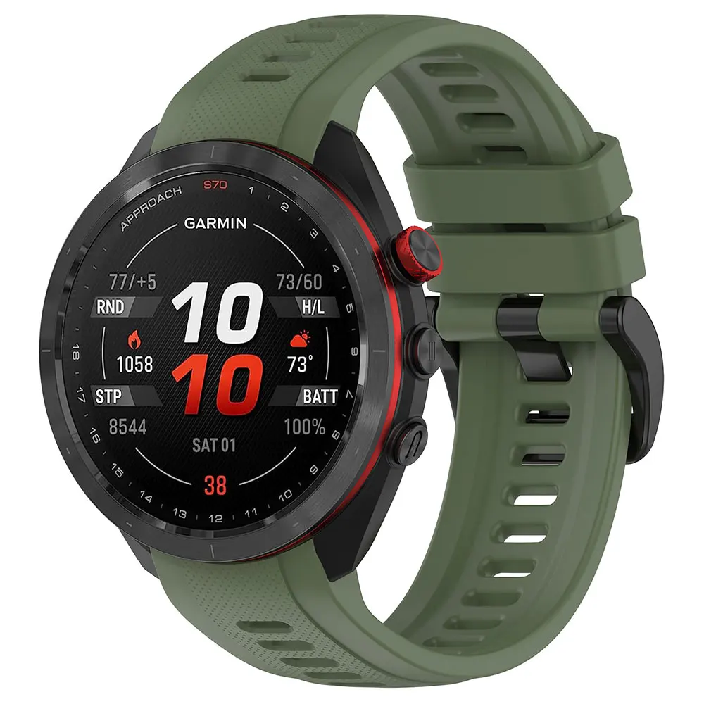 Silicone Watchband For Garmin Approach S70 47mm 42mm Smart Watch Band for Garmin Approach S70 Sports Wrist Strap Bracelet