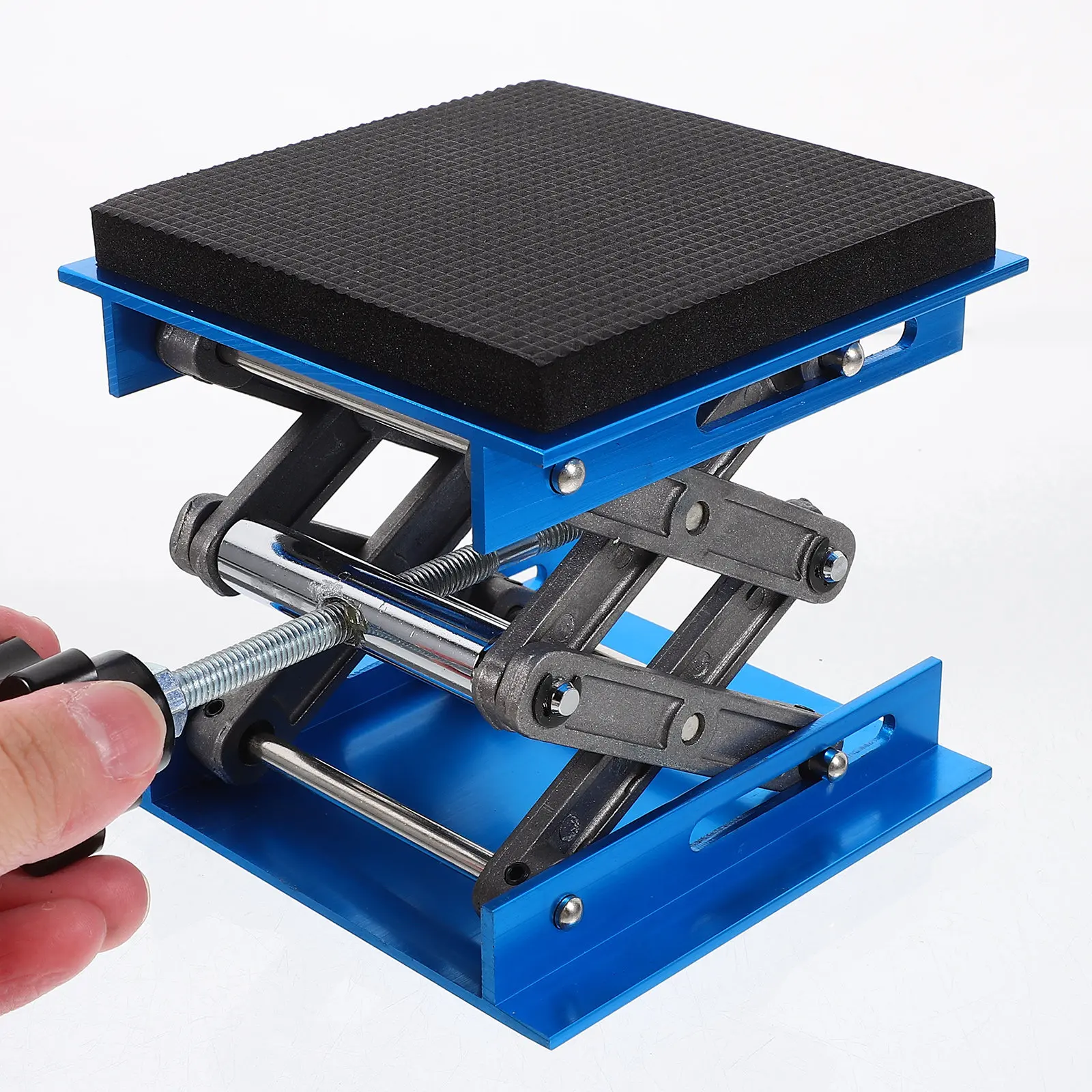Heavy Equipment Jack Stands - Laboratory Scissor Jack Stand 10x10cm Platform