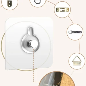 Kancalar, yapıştırıcılar, şeffaf, sondajsız güçlü fotoğraf çerçevesi, su geçirmez, mutfak, banyo, aksesuar, poster vidası 6 Büyük satış, satılık kancalar no. 5