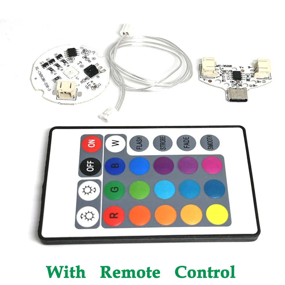 1pc With Remote Control type-C Table Lamp LED Lighting Board Lamp Beads USB Mobile Light Stand Light Emergency Light Night Light