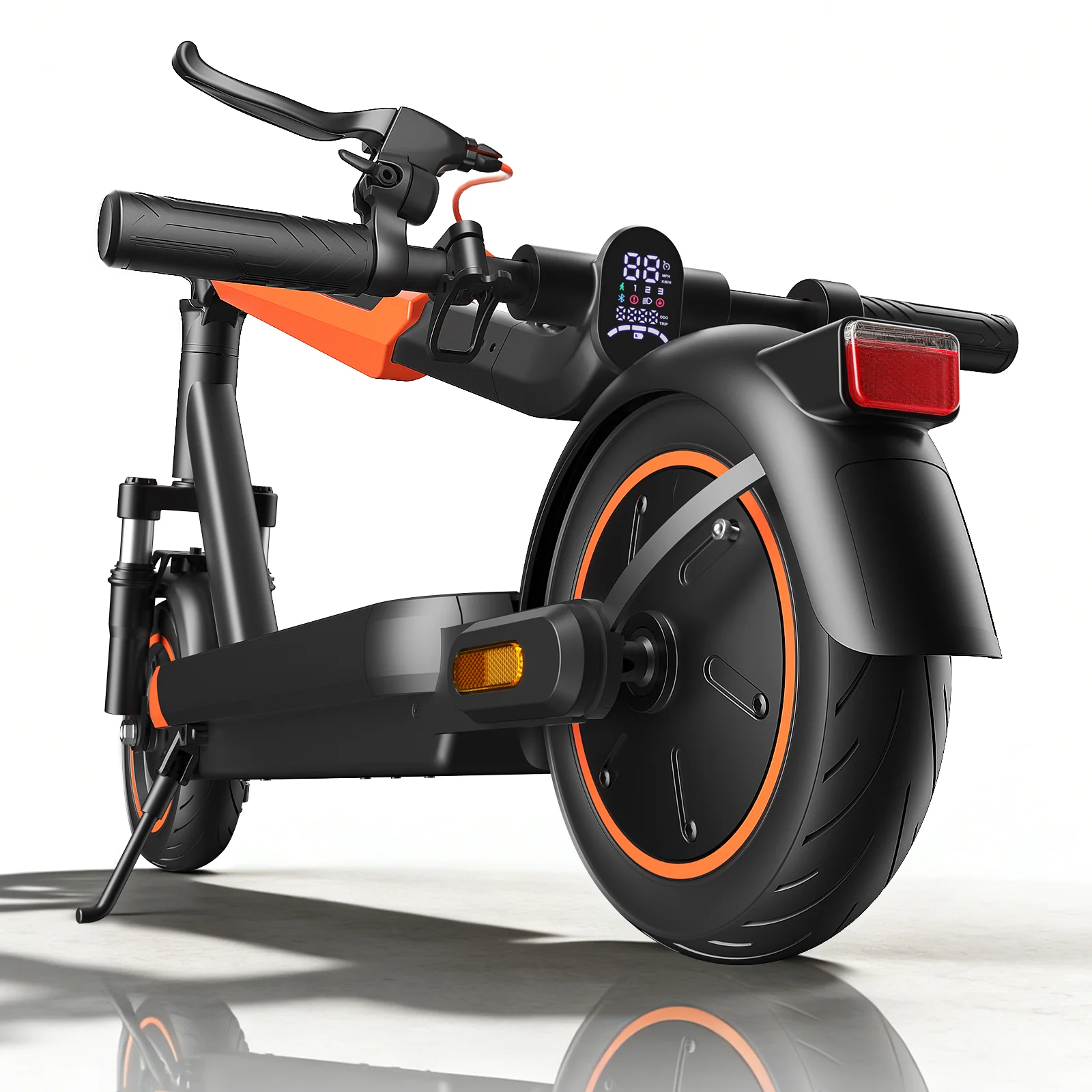 

Electric Scooter Adults, 800W Motor, 22 Miles Long Range, 21 Mph Max Speed, 10" Pneumatic Tires,36V 15AH Big Battery, Dual Braki