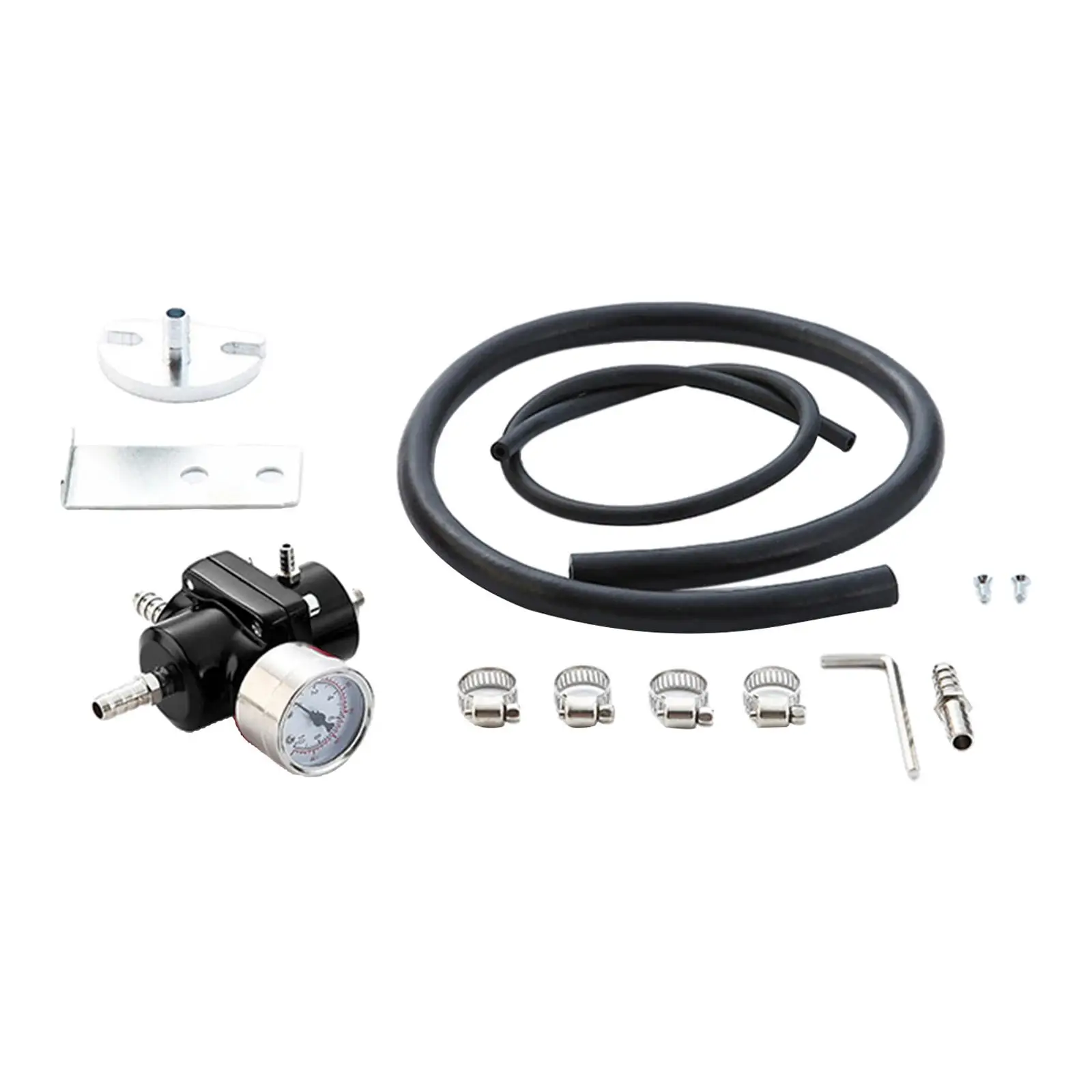 13 peças ajustável regulador de pressão de combustível medidor mangueira kit controles de injeção de combustível