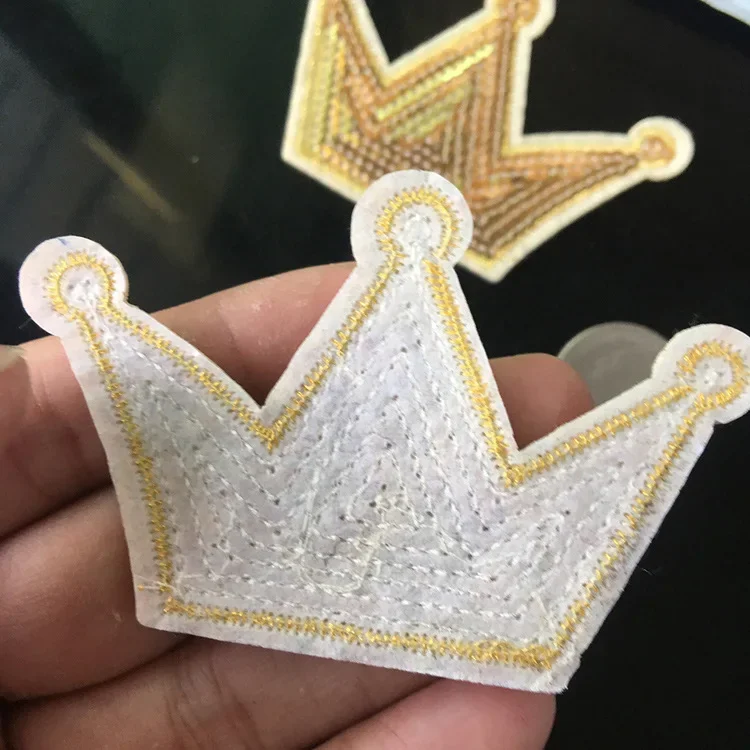 Fashion Cloth Sticker Gold and Silver Sequins Adhesive Clothing Accessories DIY Accessories Shoes and Hats Bag Patch Wholesale