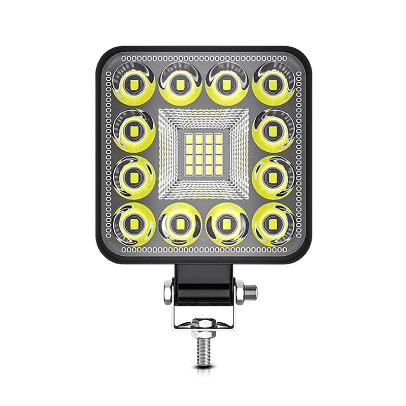 LED Work Lights For Truck Tractor, 3 Inch Square LED Light Pods Waterproof LED Offroad Light Bar For Car Boat ATV UTV RV