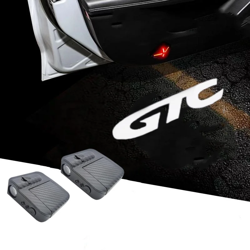 

2pcs for Vauxhall Astra CORSA G GTC J H Vectra Zafira Car Wireless LED Welcome Pedal Threshold Light Passage Atmosphere Lamp