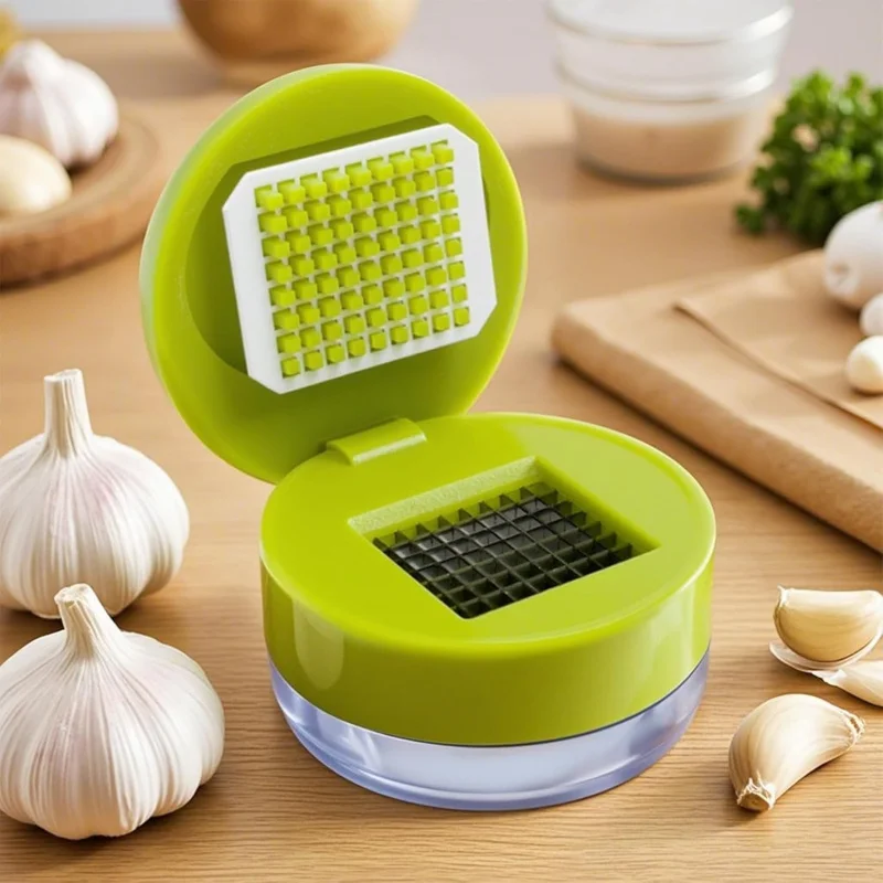 Garlic Mincer for Kitchen Easy to Use Mini Garlic Press Chopper with Garlic Guard, Kitchen Tool for Food Preparation and Cooking view 6