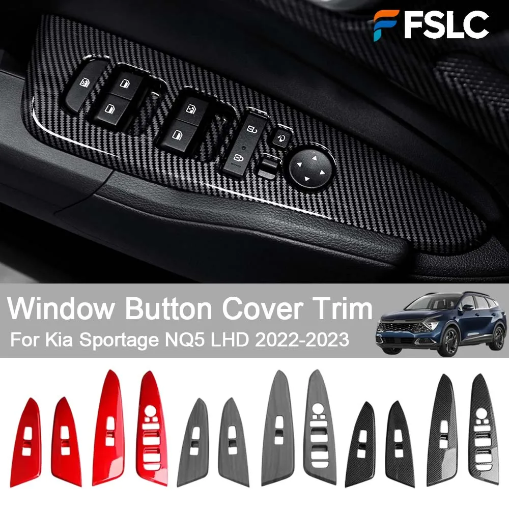 

Car Decoration Window Button Cover Trim For Kia Sportage NQ5 LHD 2022-2023 Cars Accessories Styling Upgrade Modify A Car