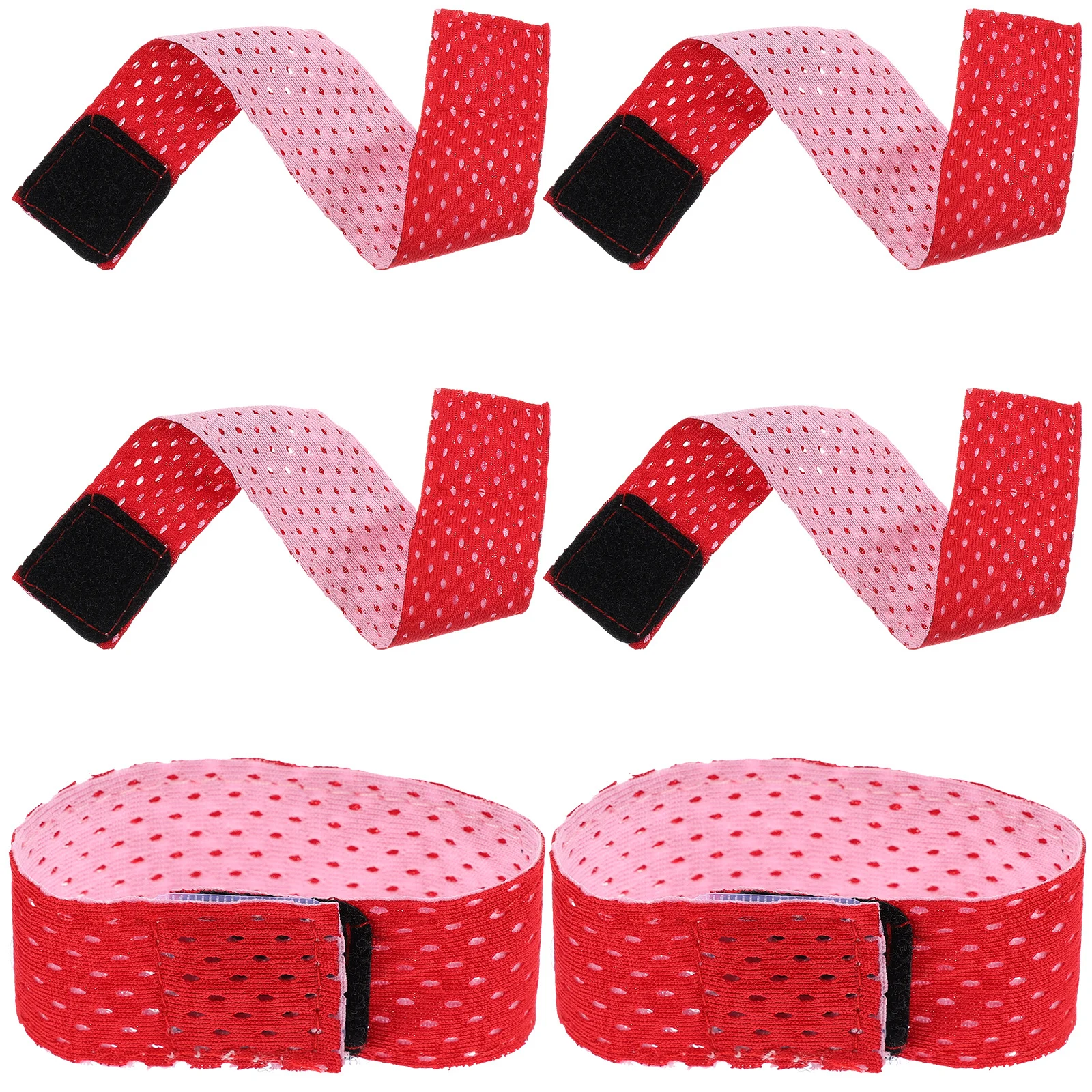 Correas de hombro para camisa, bandas de puño ajustables antideslizantes para fijación de manga deportiva, correa elástica suave reutilizable, 6 uds.