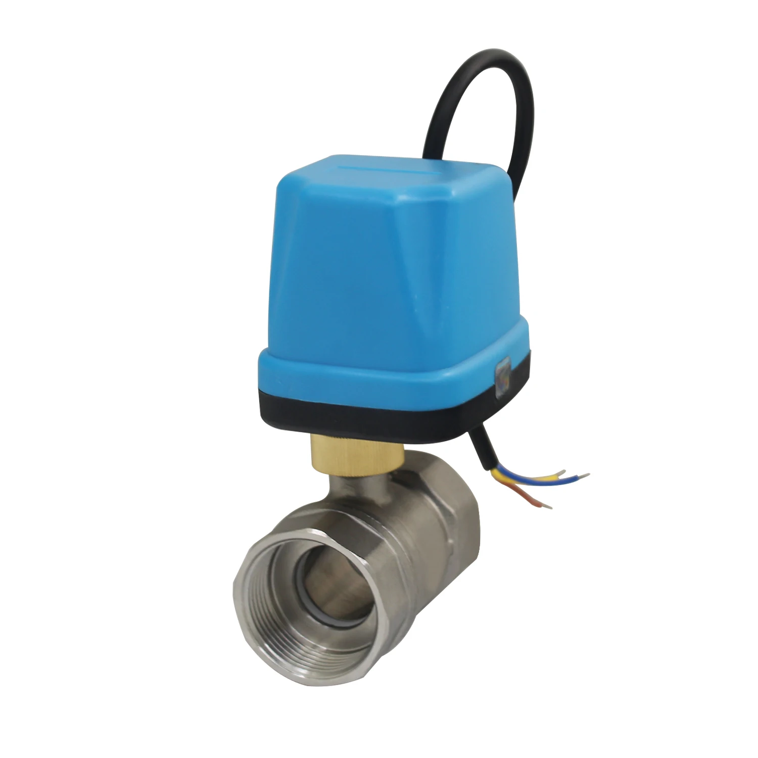 2-way motor ball valve 230V 3-wire - electric ball valve 220V two-way motor valve 1/2 3/4 1 1-1/4 1-1/2 2 inches