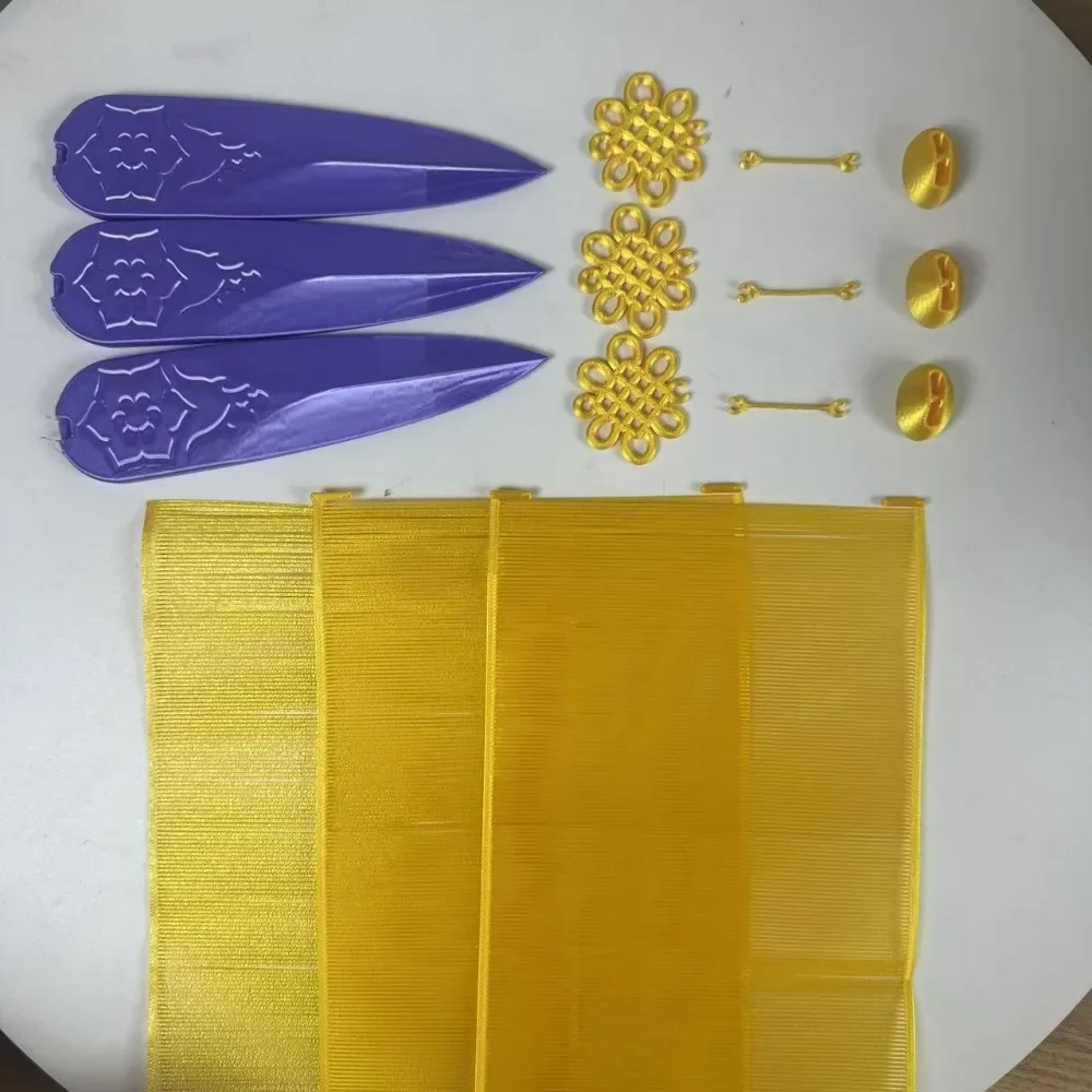 Rumi Cosplay Spada Demoni Hunter KPop Demon Hunter Viola chiaro Spade scalabili Coltello Ornamento per ragazze Gruppo Puntelli Accessori