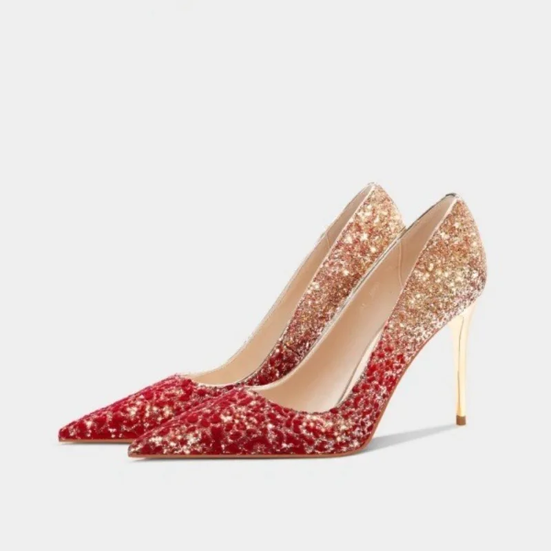 

Female Wedding Bride Shoes High Heels Wedding Shoes Wedding Shoes Red High Heels