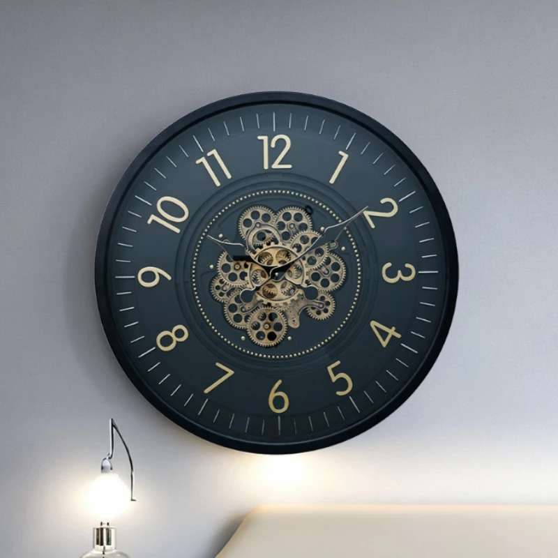 Vintage Gears Wall Clocks Selling Creative Quiet Wall Clocks Simple Designs Highly Durable Home Decor Relojes De Pared ZY40BGZ