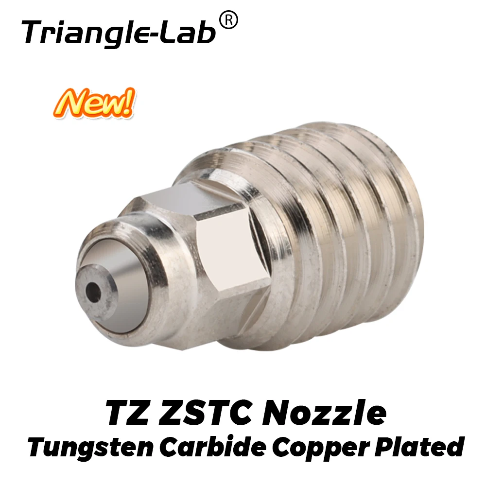 Imagem -02 - Bocal Trianglelab tz Zstc Carboneto de Tungstênio Banhado a Cobre Alta Temperatura Resistente ao Desgaste para tz Hotend Bambulab x1 p1 Novo