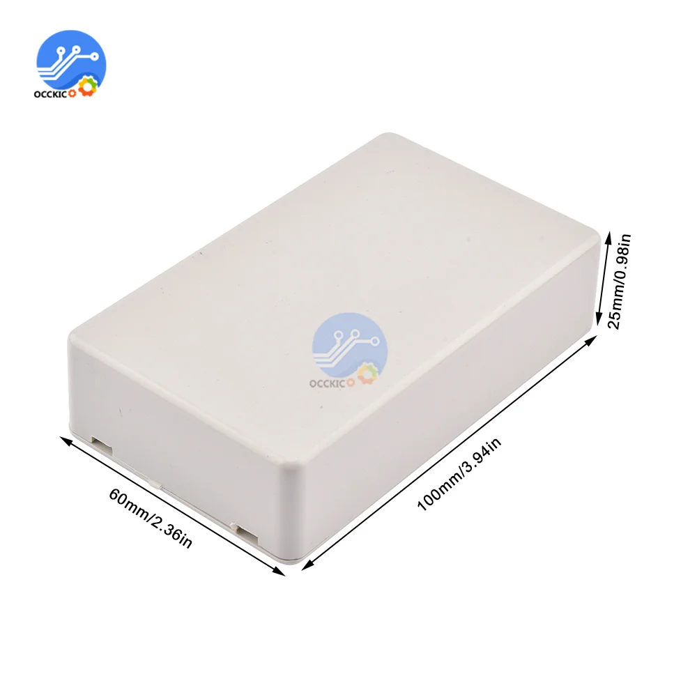 100x60x25mm Plastic Waterproof Cover Electronic Project Instrument Enclosure DIY Box Case Junction Box Housing Black