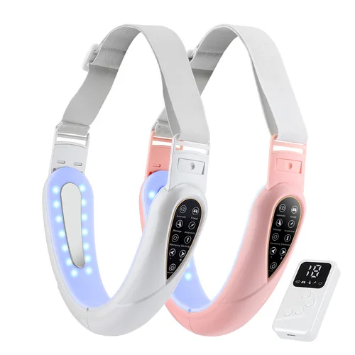 Dispositivo de elevación de adelgazamiento facial V-Line, masajeador, rejuvenecimiento de la piel, instrumento de belleza moldeador, cinturón eléctrico para reducir la papada