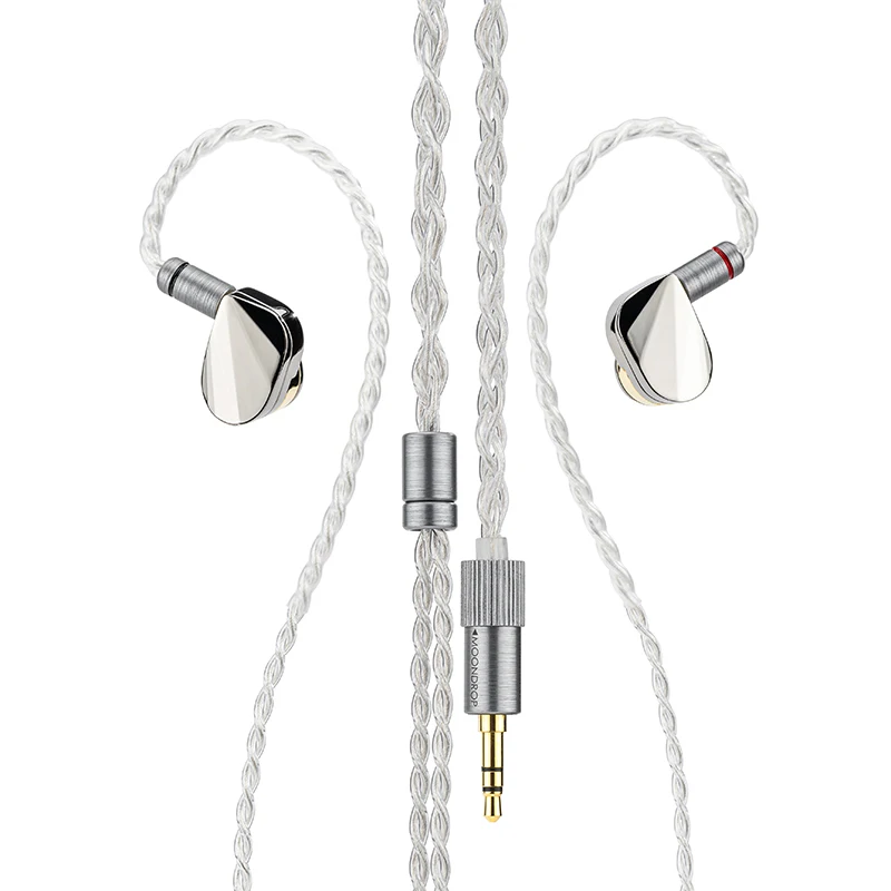 MOONDROP ILLUSTRIOUS سماعة 11 ملم سائق ديناميكي داخل الأذن سماعات مرجع Porfessional Studio HIFI سماعة رأس سلكية