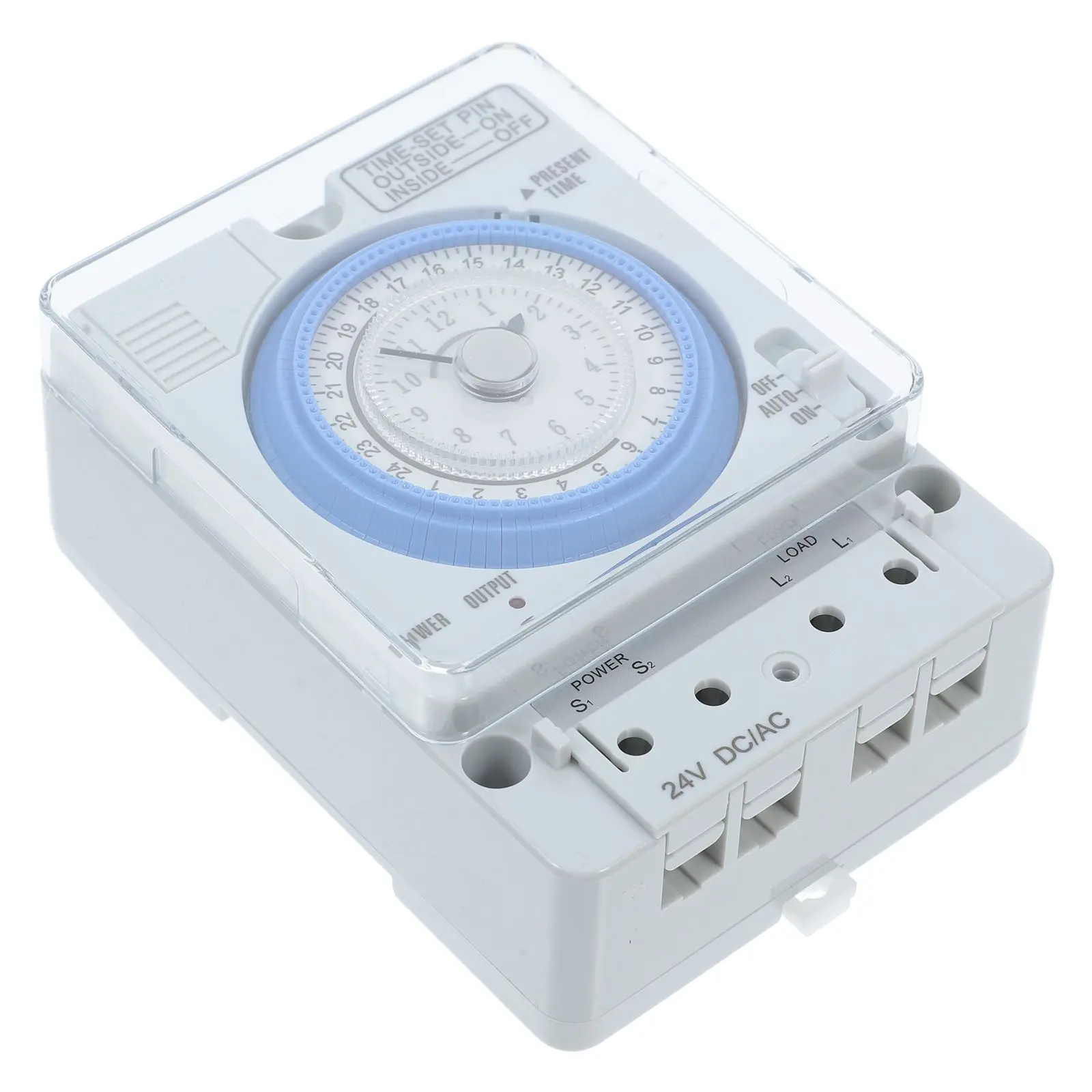

Mechanical Timer 24V Switch Inline Kitchen Cooking Dial Minutes Manual Countdown Portable Energy Saving Precise Timing
