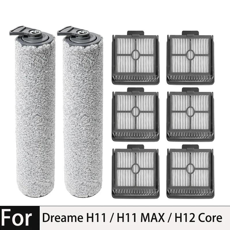 Dreame H12 Core / Dreame H11 / Dreame H11 Max, Vacuum Cleaner Roller Brush, Hepa Filter, Accessories Spare Parts