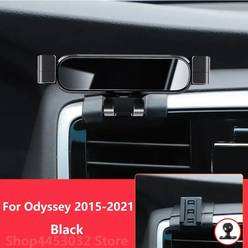 

1 комплект, держатель для сотового телефона с основанием для Honda Odyssey 2015-2021, подставка для воздуховыпускного отверстия, крепления, гравитационный GPS-кронштейн, аксессуары