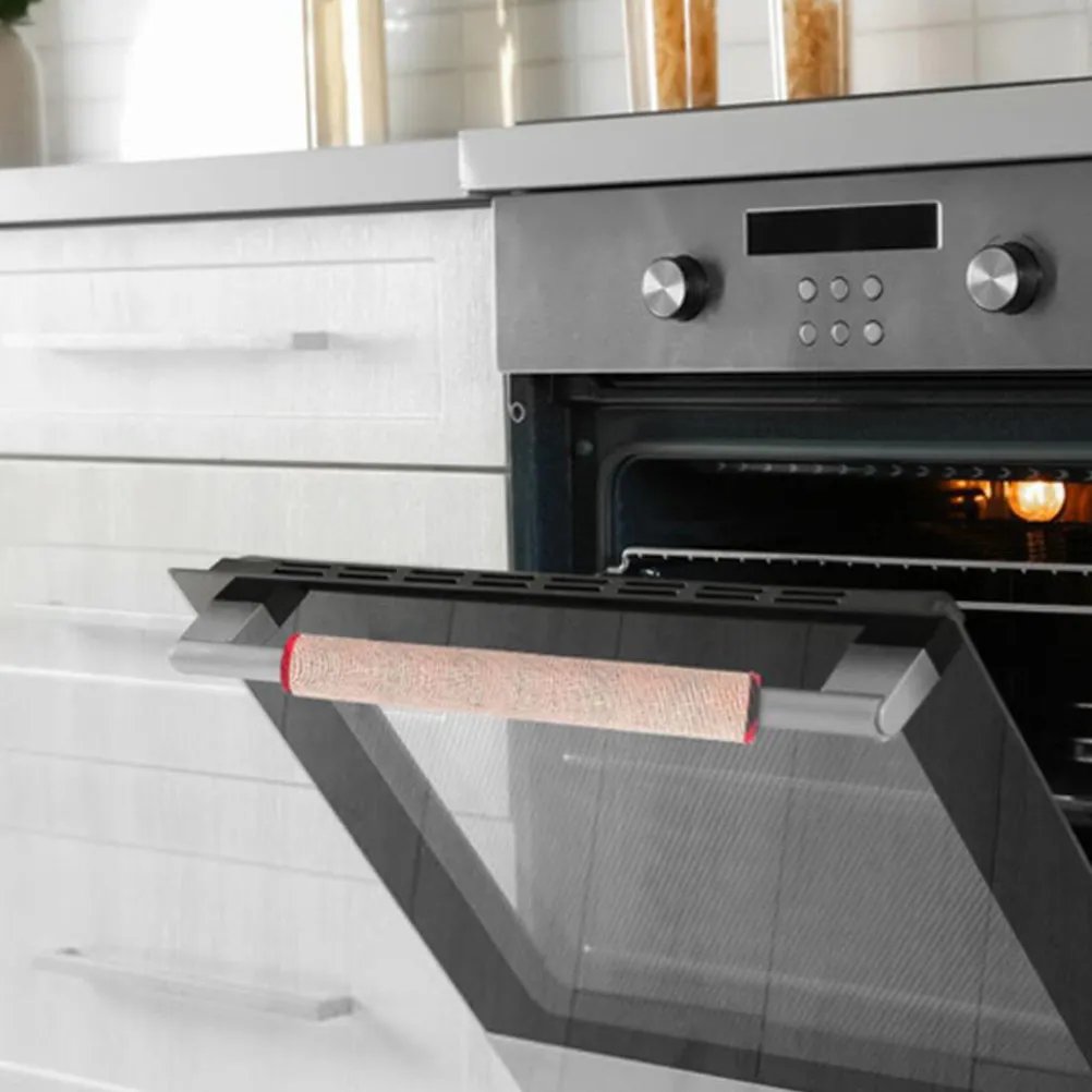 

Набор из 8 декоративных чехлов для ручек кухонной техники (холодильник, микроволновка) с рождественским клетчатым узором