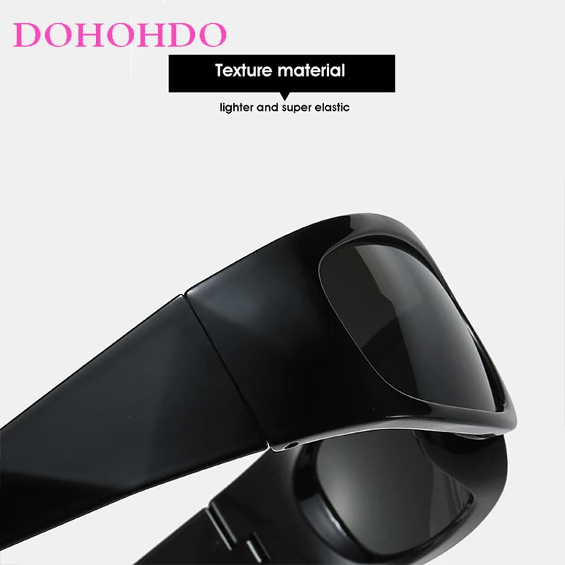 Retro Y2K Sports Sunglasses For Men Women Punk Fashion Trend Luxury Brand Design Punk Outdoor Cycling Goggles Eyeglasses UV400 - Image 3