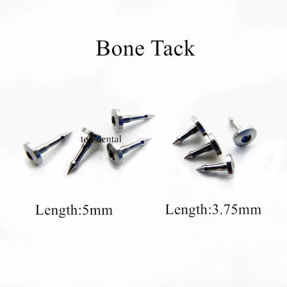 Dental Bone Tack Titanium Pins GBR Membrane Stabilization Pin 3.75/5mm