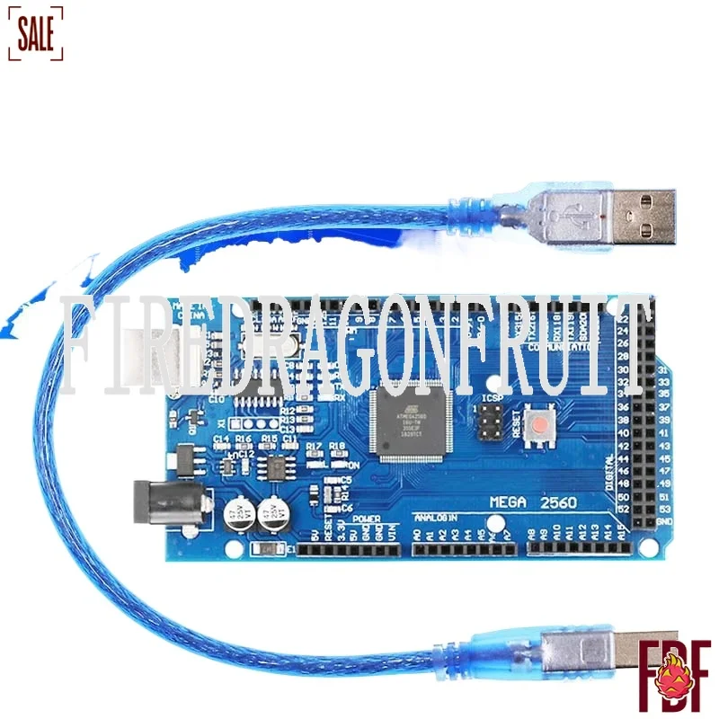

MEGA2560 R3 Improved CH340G with USB Cable for 3D Printer High Practicality
