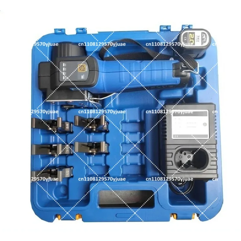 Portable Cordless Tube Expander Flaring Tool for Copper Pipe, Patented Clamp Fast Handling, Li-Battery DC Operation