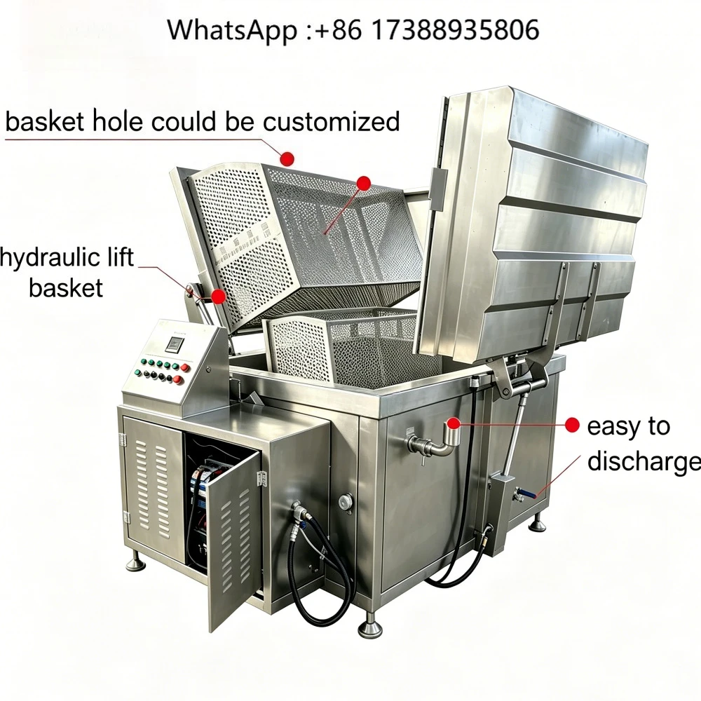 Industrial Continuous Steam Blanching Pot SUS304 Steam Precooking Equipment for Vegetable Meat Seafood Processing