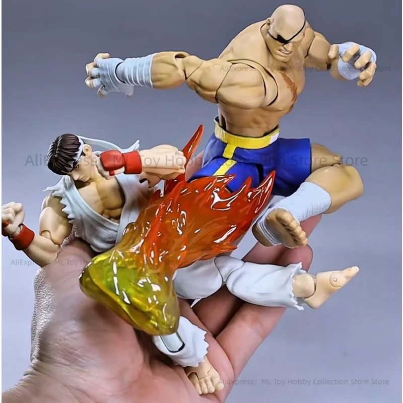 متوفر في المخزون ألعاب العاصفة St Street Fighter 1/12 Victor Sagat Fan Hobbies شخصيات الحركة مجموعة ألعاب الهدايا