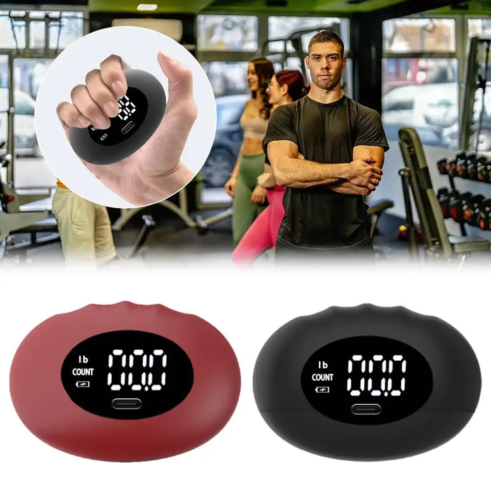 New-Grip Strength Tester Digital Grip Strength Trainer Up To 396Lbs Hand Gripper Strengthener For Finger Grip Training