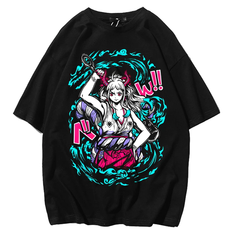 เสื้อยืดแขนสั้นลายการ์ตูนอนิเมะวันพีซสำหรับผู้ชายและผู้หญิง คอลเลคชั่นใหม่ประจำฤดูร้อนปี 2026 สไตล์ฮาราจูกุ พิมพ์ลายอเมริกันสุดเทรนดี้ ลำลอง เหมาะสำหรับพ่อแม่ลูก