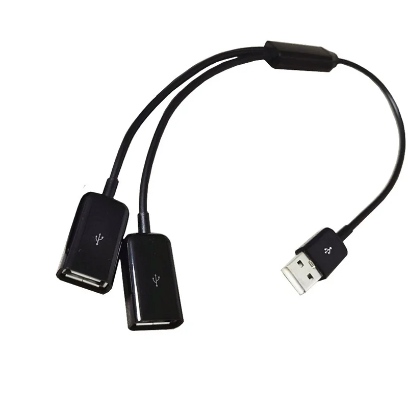 30cm USB 2.0 A Male to 2/3/4 USB A Female Y-Shaped Splitter Hub With Chip For Simultaneous Data Transmission And Charging Cable