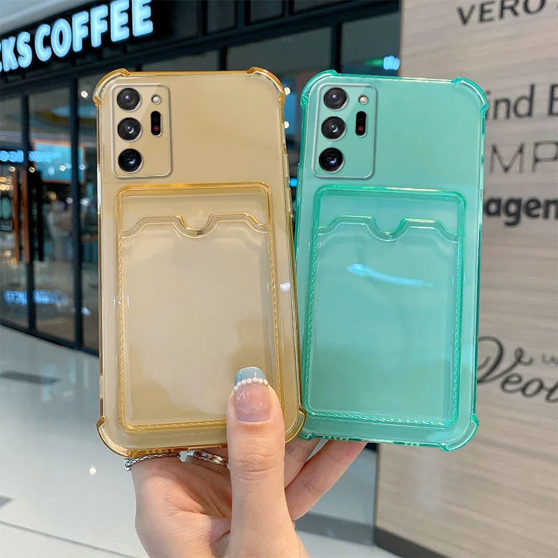 Card Bag Holder Clear Phone Case For Huawei Pura 70 Ultra P60 P50 P40 P30 Pro Pura70 Pro Plus Soft Shockproof Bumper Back Cover
