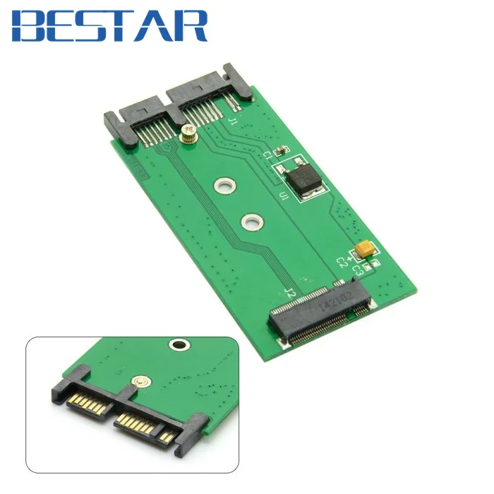 

Мини-PCIE Pci-e Pci Express 2 Lane SSD M.2 NGFF SSD для 1,8 дюйма Micro SATA 7 + 9 16-контактных адаптеров PCBA для E531 X240S Y410P Y510P