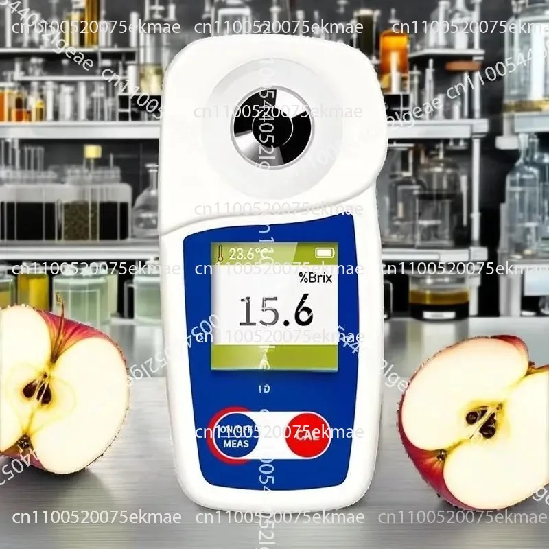 Portable Brix Meter, Handheld Refractometer, Fruit and Vegetable Juice Sweetness Tester, Fruit Sugar Content Tester