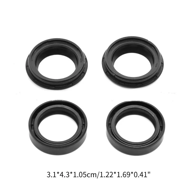 31BC xe máy 31x43x10.5mm Front Front Damper Dầu Dải Bụi Bụi bộ Nhẫn Nhẫn Nhẫn