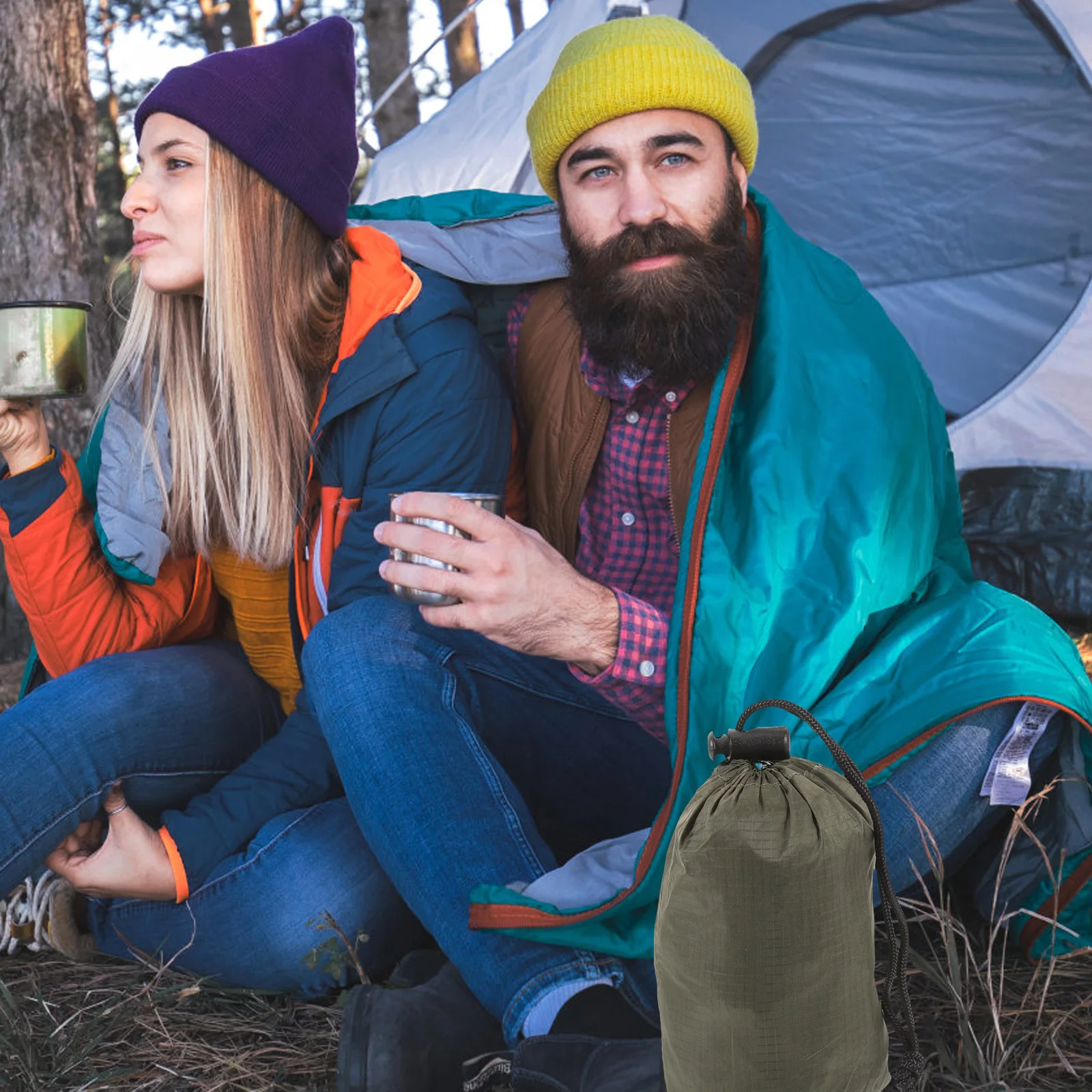 1 комплект, аварийное одеяло из алюминиевой фольги, теплоизоляционное теплое одеяло для выживания в кемпинге, легкое складное одеяло для походов на открытом воздухе