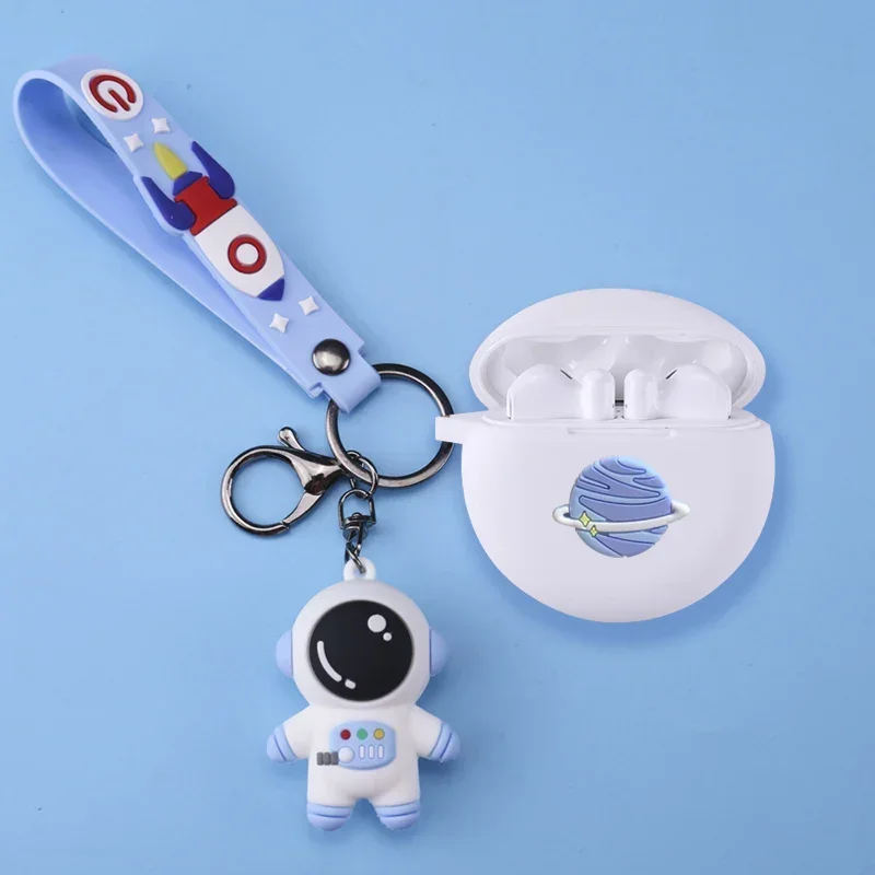 Для OPPO Enco Free 2 Чехол Мультяшные наушники защитный чехол для OPPO air /Enco X Силиконовый беспроводной Bluetooth милый чехол для телефона