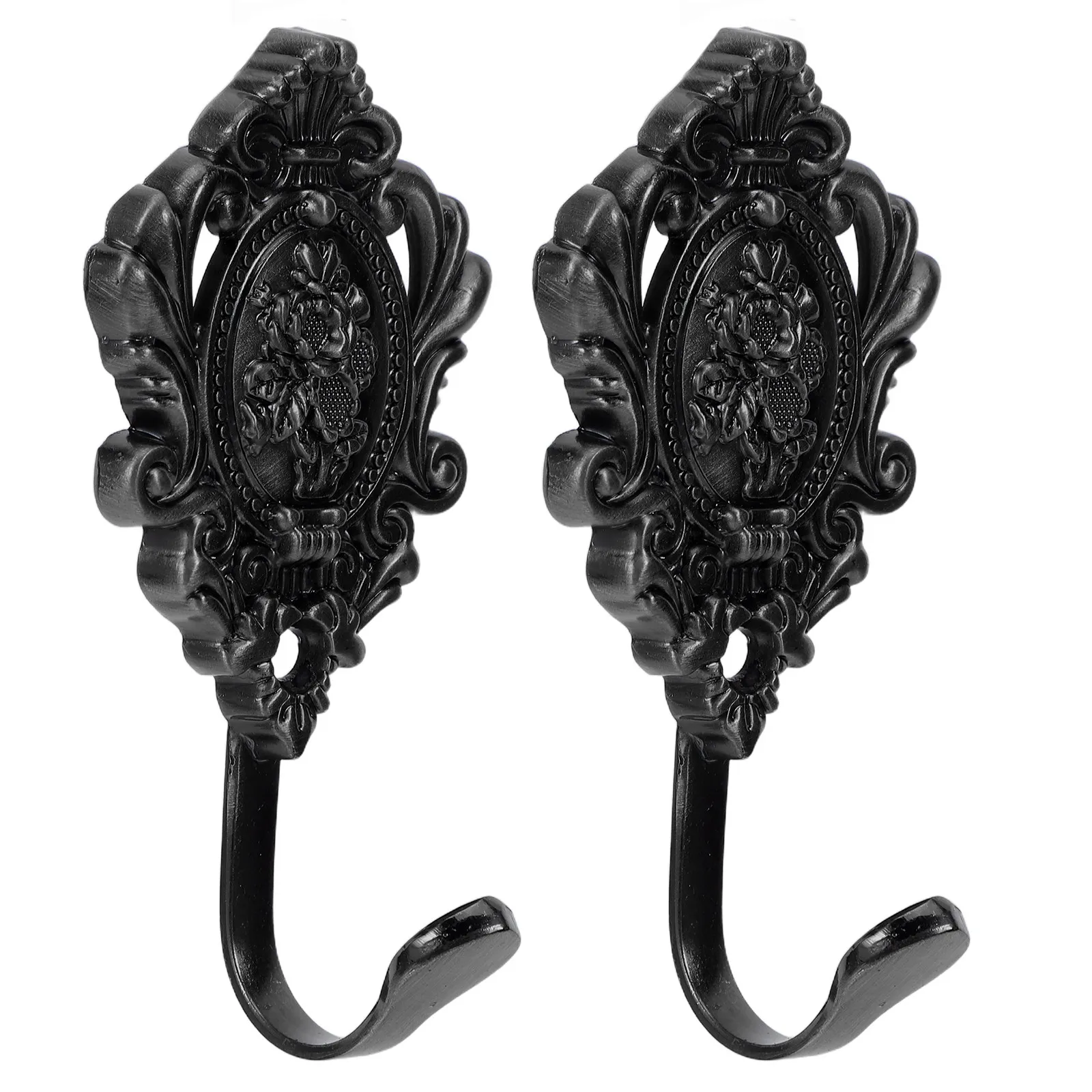 Curtain Hooks Drapery Halloween Christmas Curtain Holdbacks Wall Mounted Curtain Holder Wall Mount Curtain Tieback 2PCS