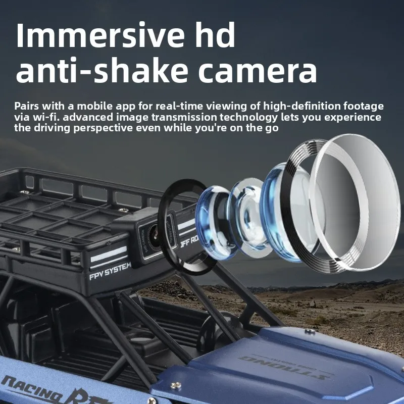 HD Kamera Legierung RCl Auto Zwei-Wege-Sprach-Gegensprechanlage Off-Road-Kletterfahrzeug Elektrische Kinder Jungen Spielzeug Echtzeitübertragung