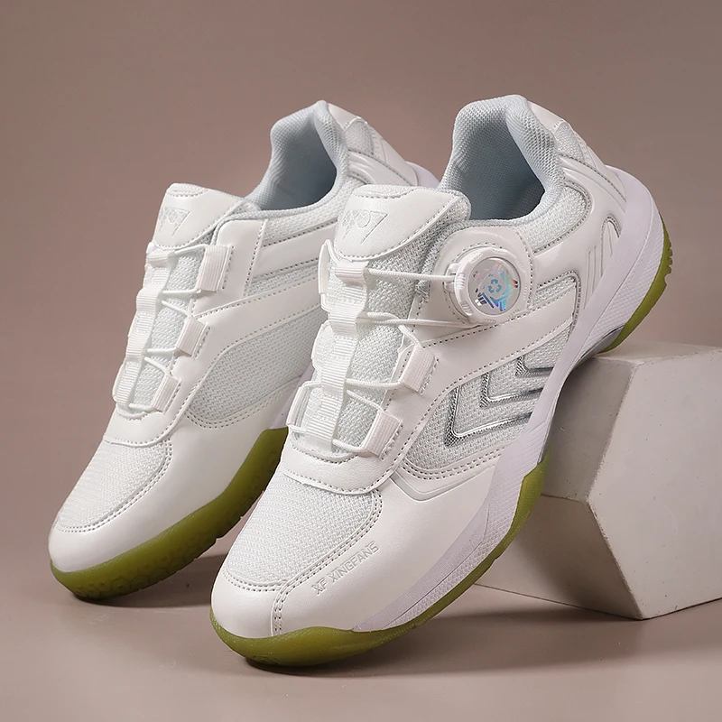 Mens Women Badminton Shoes Men Sneakers Elasticity Midsole Support Wrapping Outdoor Fields Anti Twist Stable Training Sneakers