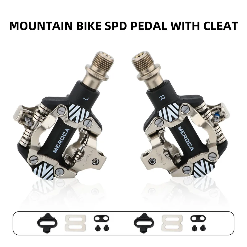 MTB SPD Automatic Pedal Clipless Cycling Anti-slip Self-Locking Sealed Bearings Bicycle Pedals for Mountain Bike
