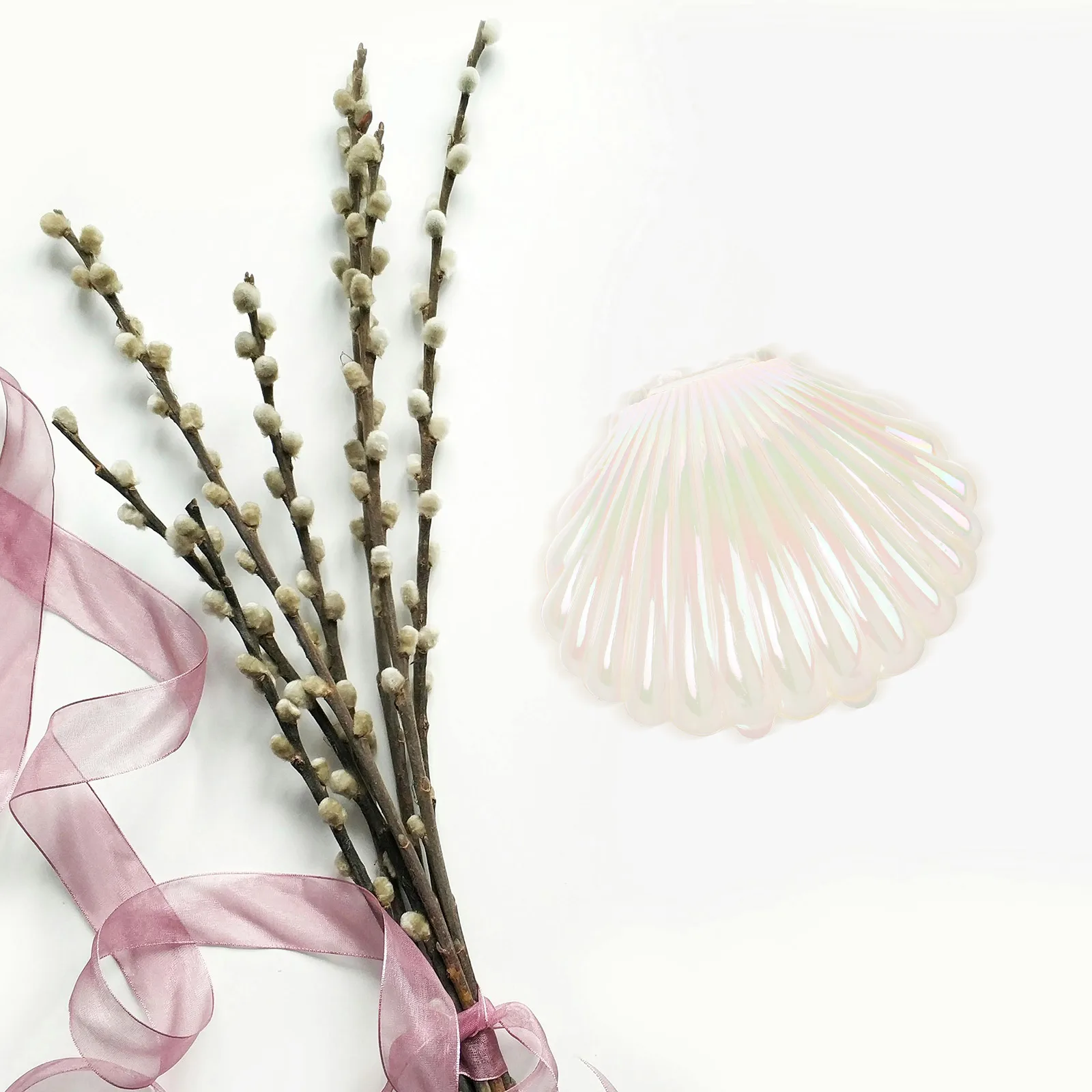 

Shell Jewelry Box Bracelets Storage Boxes Earrings Organizer Case Trinket Holder Seashell Shaped Seashells