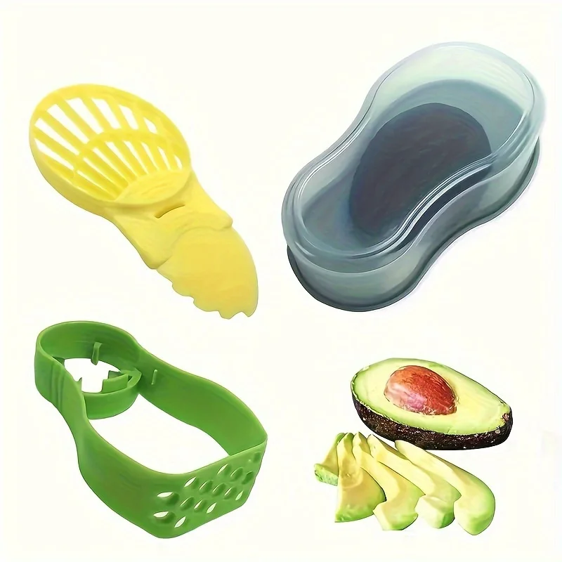 3pcs/set, Avocado Peeler, Creative Avocado Slicer, Avocado Corer, Avocado Container