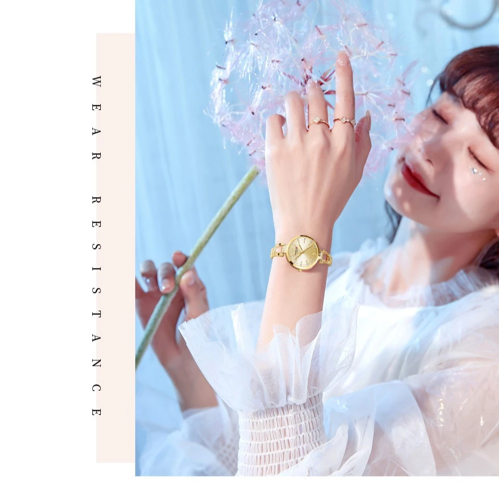 Curren 9092 ควอตซ์นาฬิกาผู้หญิงแฟชั่นกันน้ํานาฬิกานาฬิกาผู้หญิงRelogio Feminino Relógio