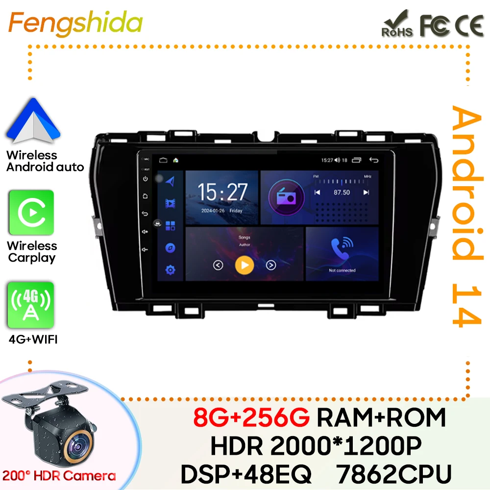 

Car Radio Carplay For SsangYong Tivoli 2019 - 2021 GPS Navigation Android Auto Multimedia Player 5G Wifi Video No 2din